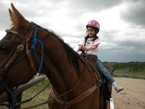 Small Girl On Horse